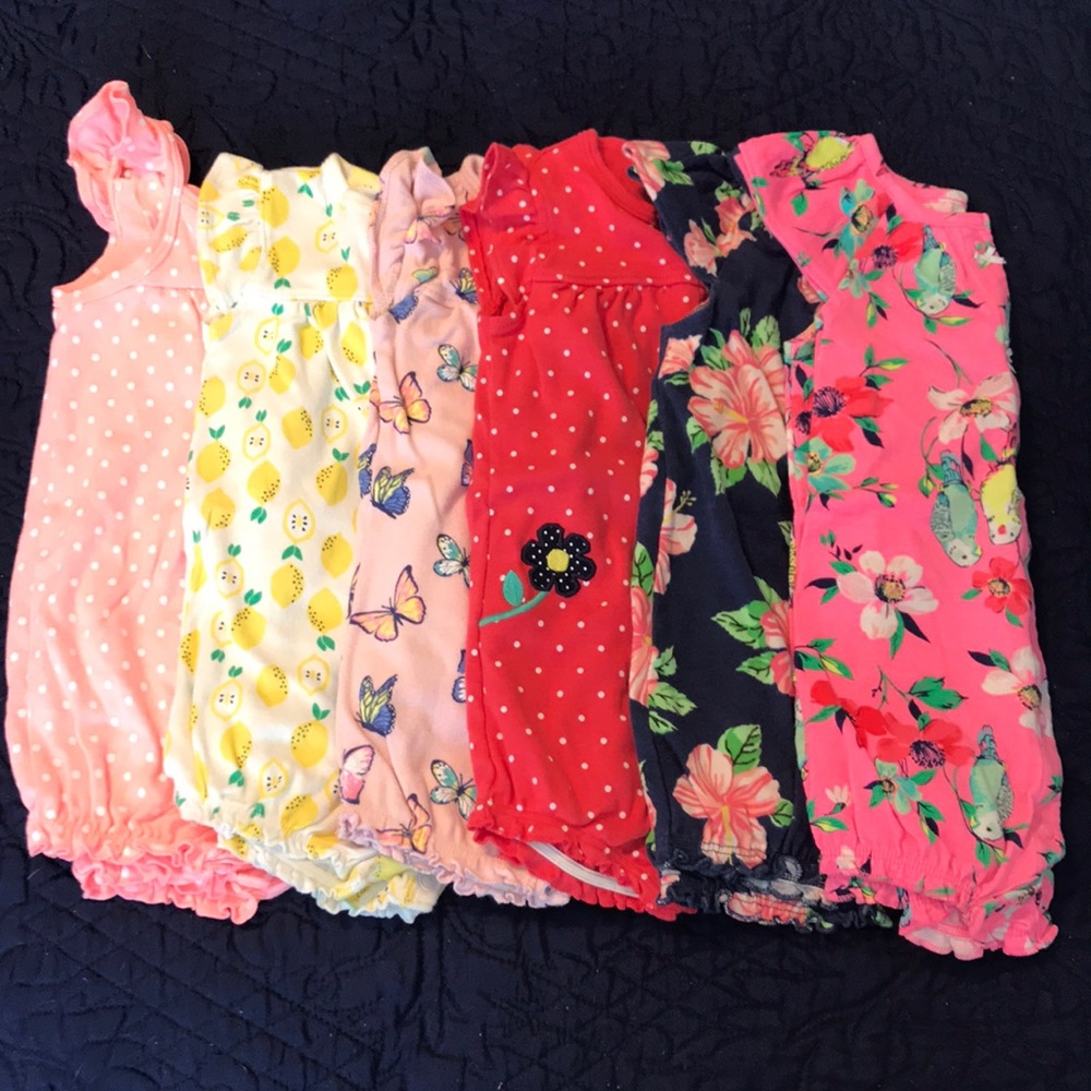 Bundle of Carter’s rompers